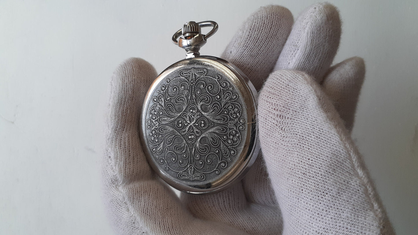 Soviet watch - "Molnija", vintage pocket watch