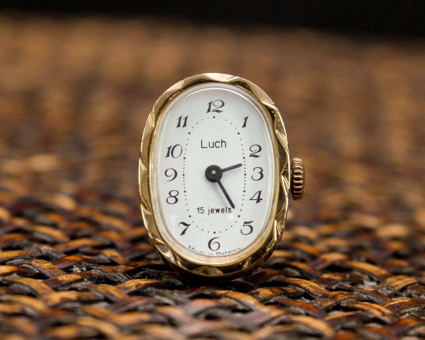 Watch ring "Luch", Vintage ring watch ,Soviet watch, ladies watch  montre femme