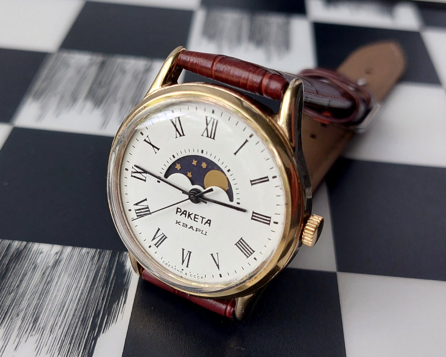 Soviet watch - "Raketa" ,Moon Watch, Space watch