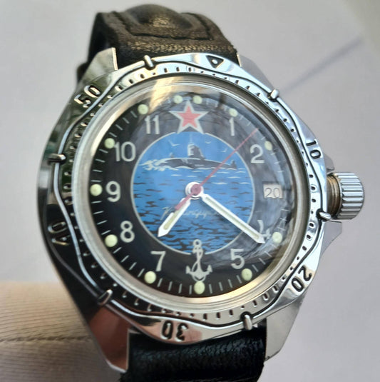 Submarine watch "Amphibian" "Wostok", Soviet watch , Men watch Mechanical watch