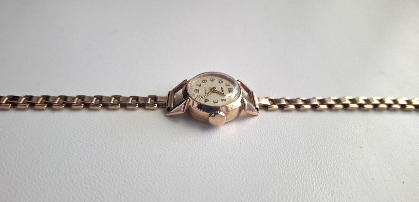 Vintage Gold Watch 18k, Ukraine watch, Soviet watch ,Womens watch, Gold Watch ,Vintage Watch ,Watch Women