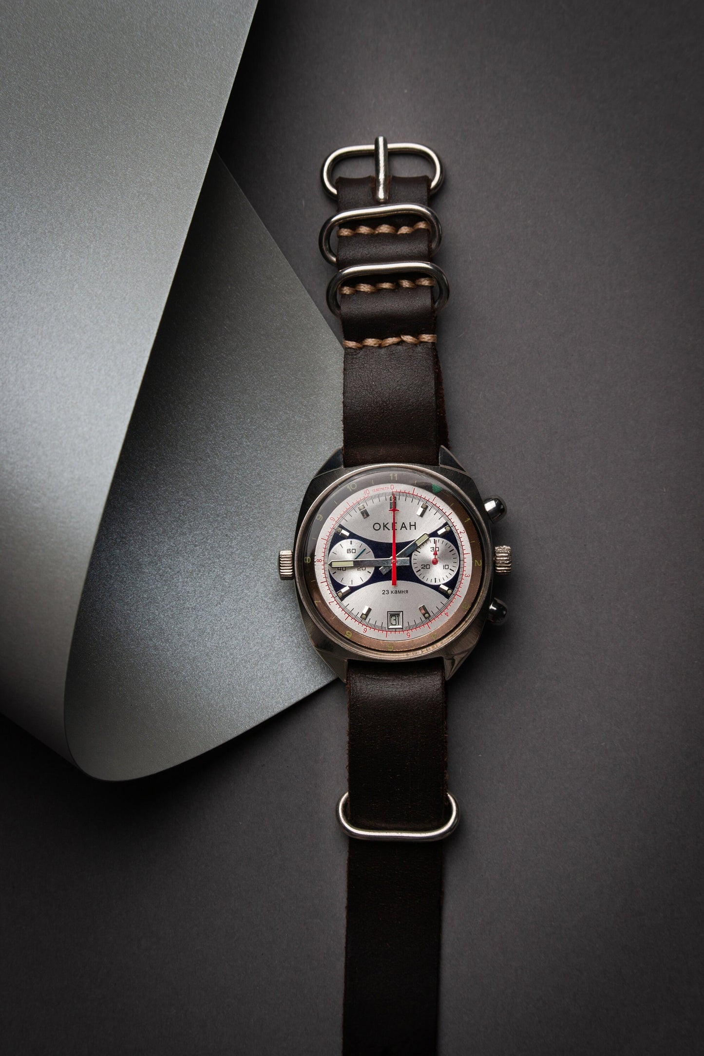 Rare watch Chronograph "Poljot", Shturmanskie watch, Ocean watch ,Vintage Watch ,Navy watch, Mechanical watch , air force watch