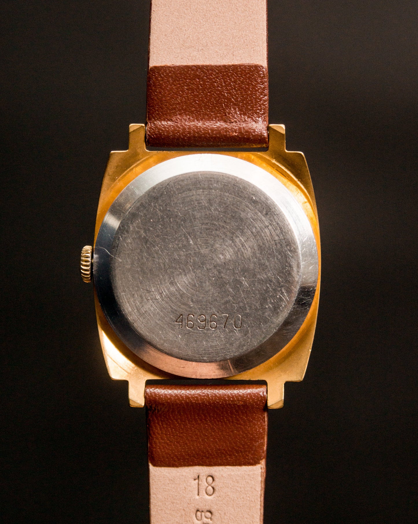 Soviet watch "Pobeda" - Malachite watch - open balance watch