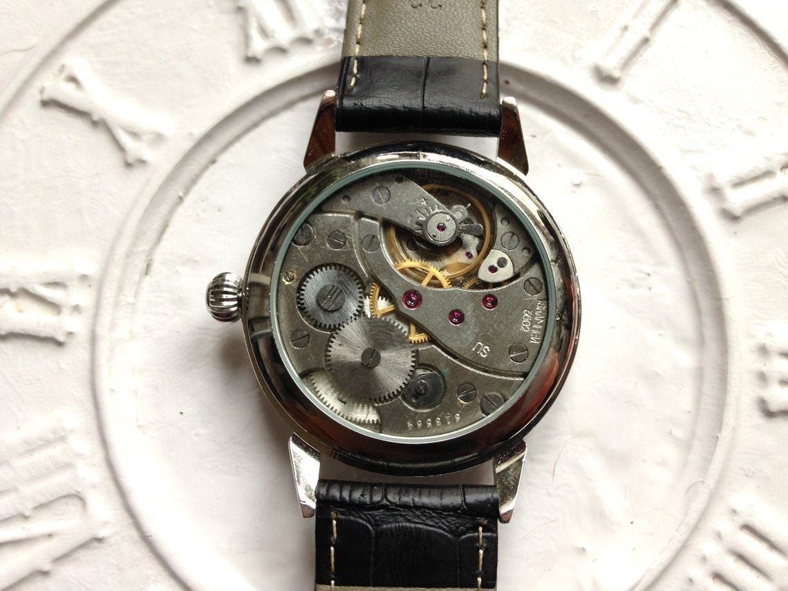 Soviet watch "Molnija"- "Death to spies"