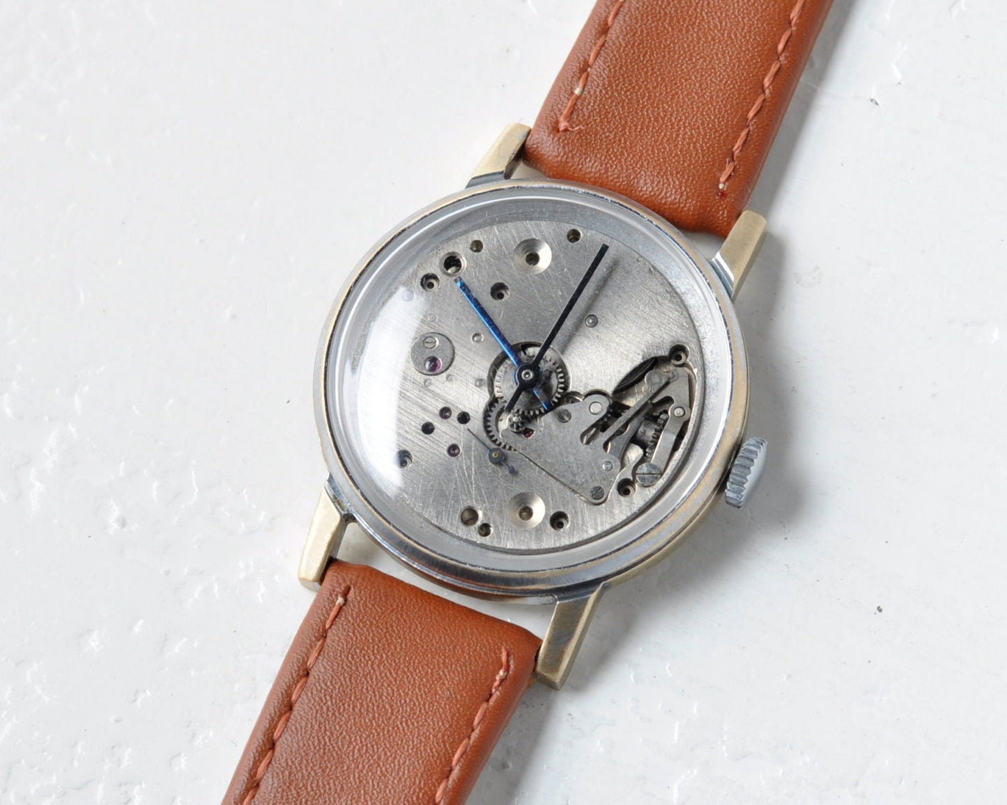 Skeleton Watch ,Soviet watch ,Ukraine watch ,Vintage Watch ,Mens watch ,Mechanical watch, classic watch- USSR Vintage
