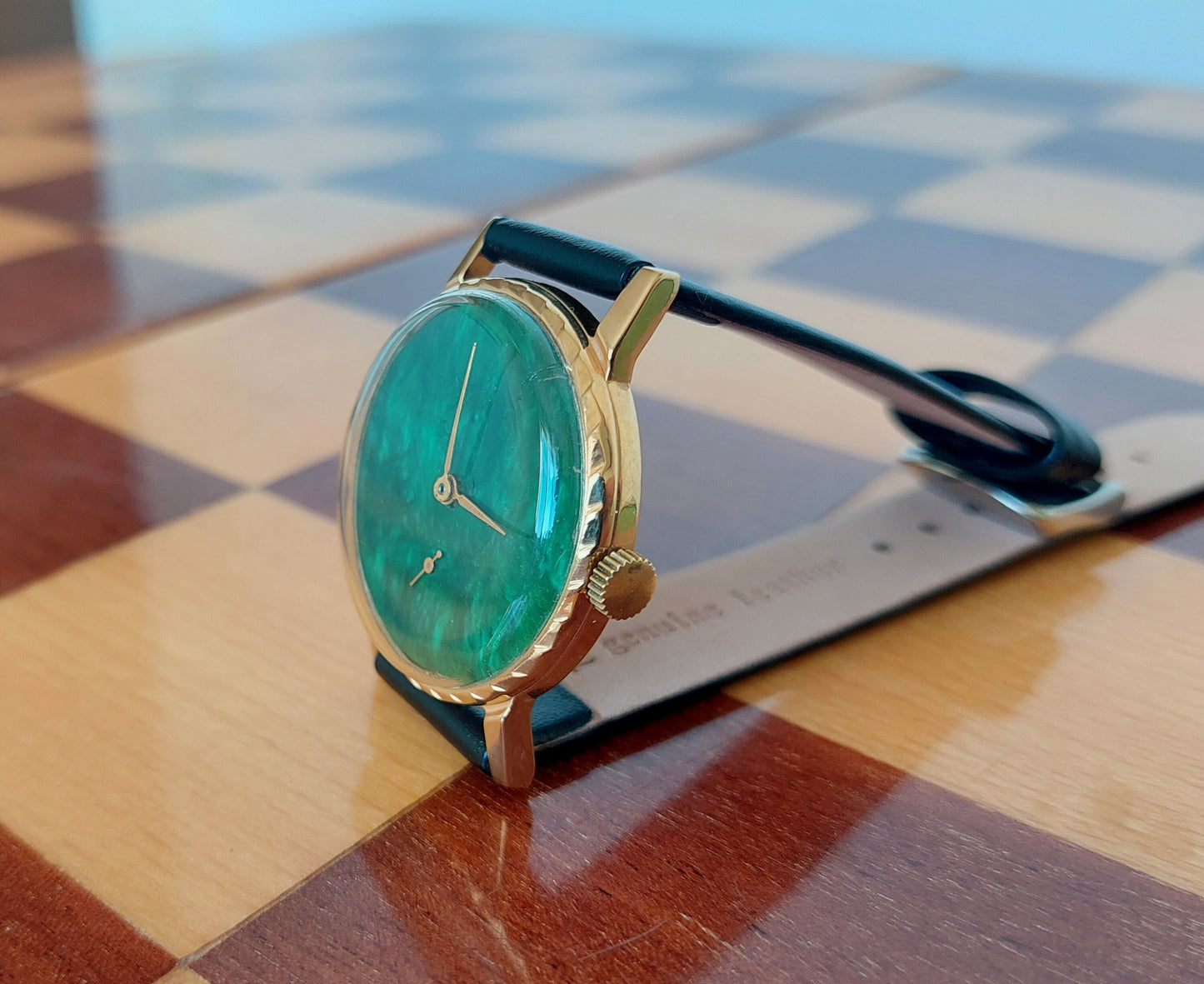 Soviet watch "Pobeda" - Malachite watch