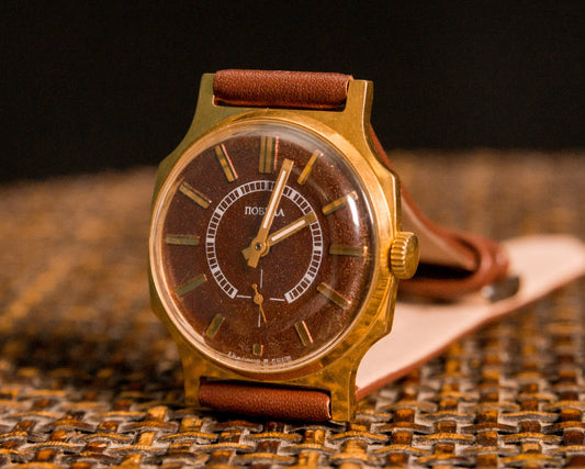 Soviet watch "Pobeda" , Ukraine watch, Vintage Watch ,Mens watch, classic watch, Watch Men, boyfriends watch ,Gold Watch