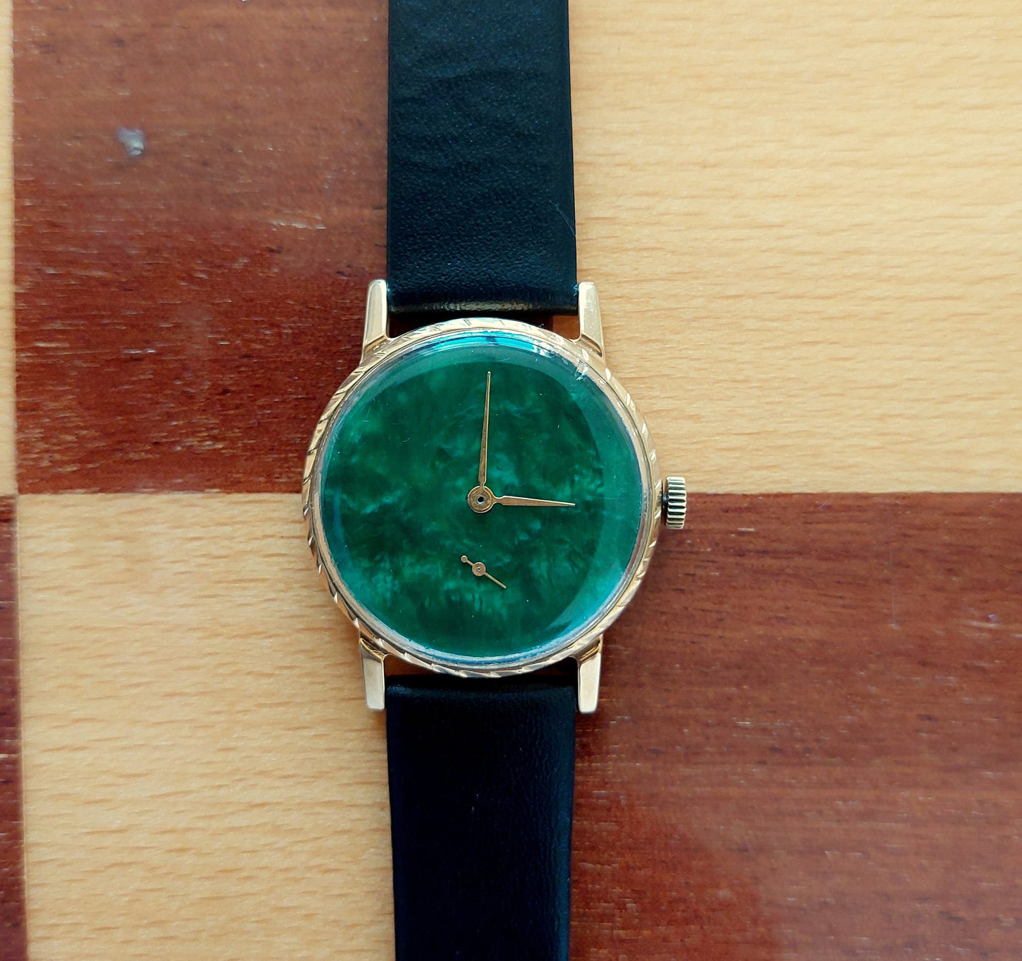 Soviet watch "Pobeda" - Malachite watch