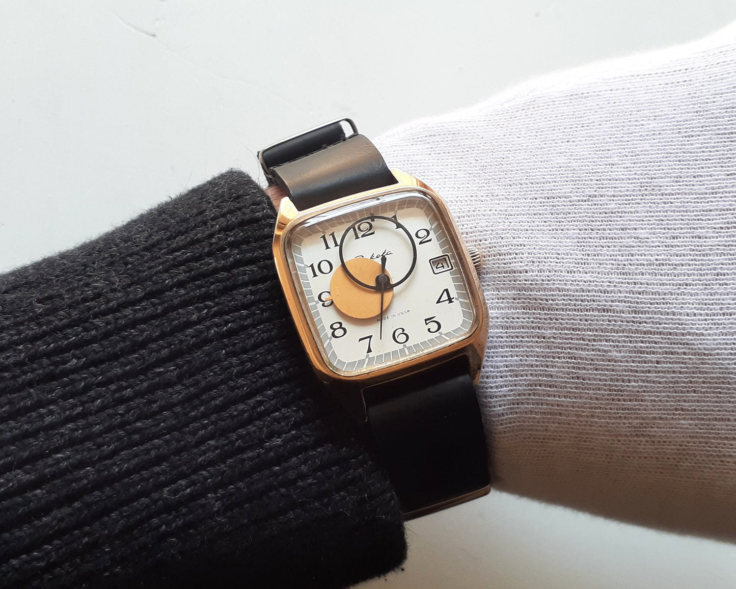 Vintage Watch "Copernicus" , Sun and Moon watch, sun moon watch, round hands watch