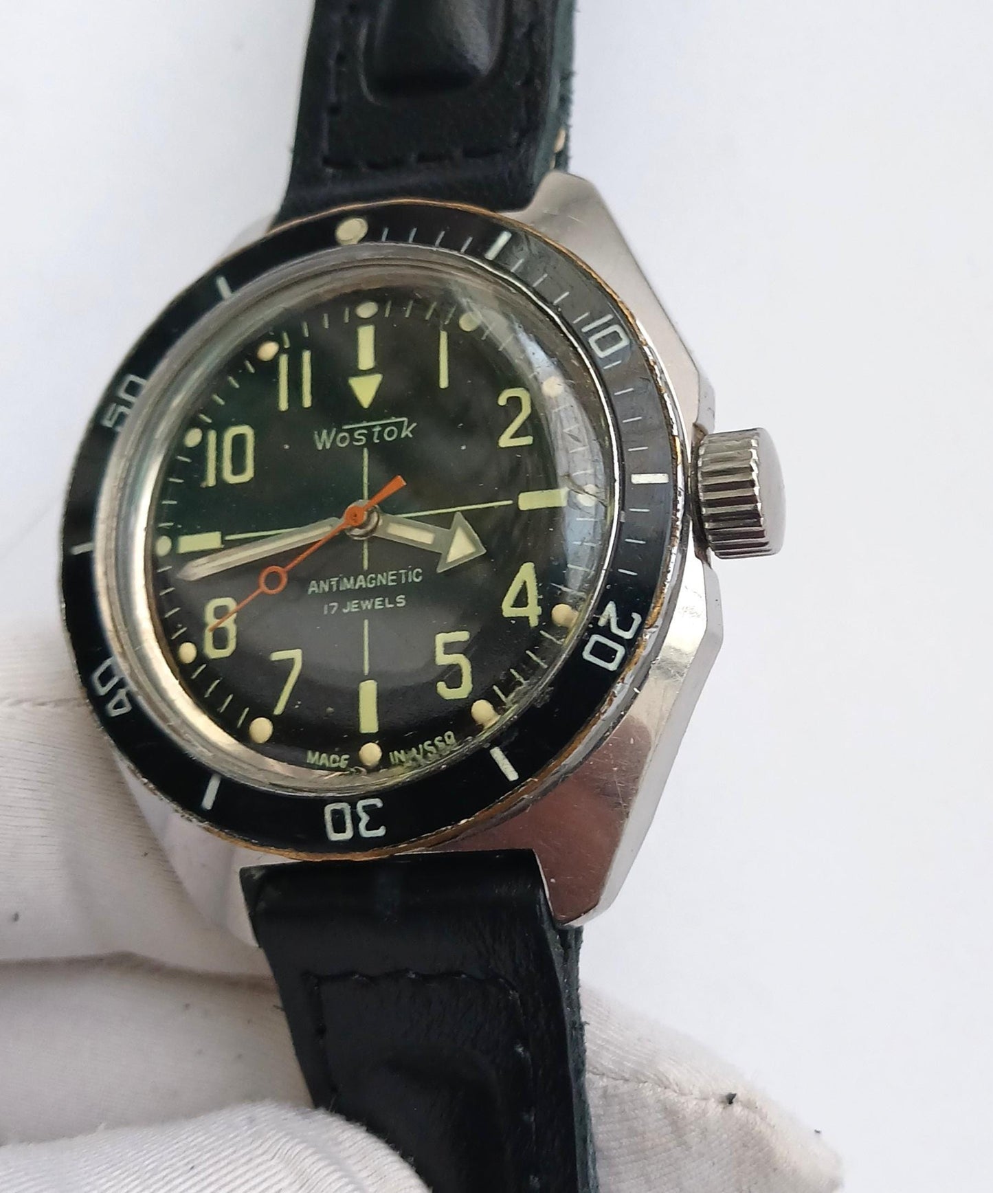 Aviator watch "Amphibian" "Wostok", Soviet watch , Men watch Mechanical watch