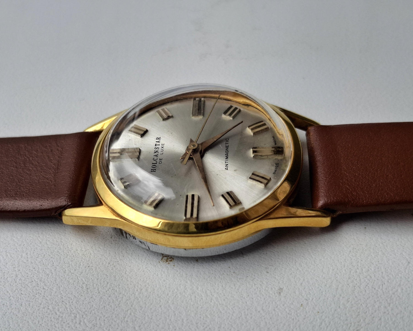 Swiss watch ,Holcanstar watch, Vintage watch, Mens watch, Mechanical watch ,Original Watch