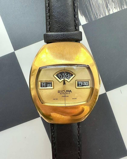 Swiss watch ,Sicura watch, Vintage watch ,  Mens watch, Mechanical watch ,Original Watch