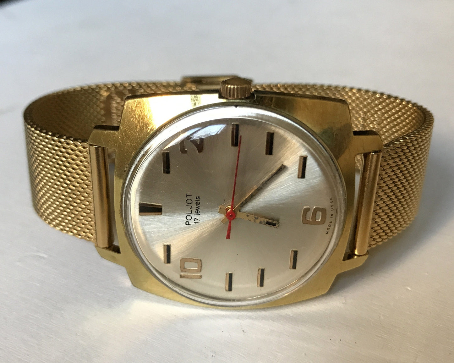 Rare watch "Poljot", Men's watch, gold plated watch