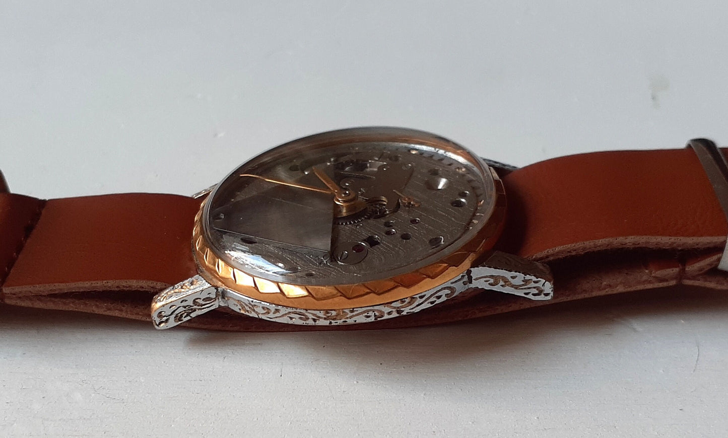 Skeleton Watch with pearl pyramid ,Soviet watch ,Ukraine watch ,Vintage Watch ,Mens watch ,Mechanical watch, classic watch- USSR Vintage