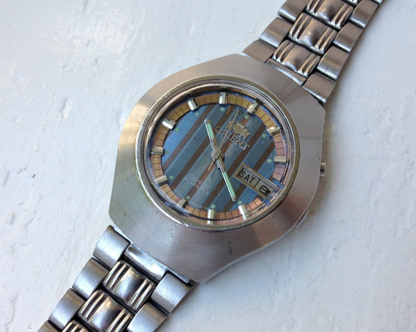 Orient Watch, Black watch, Vintage watch, Japan watch ,Mens watch ,Automatic watch
