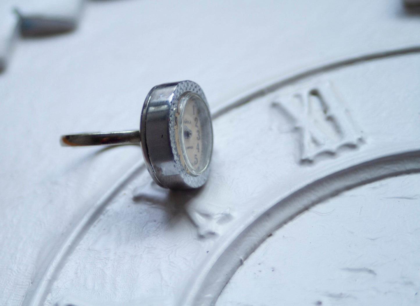 Watch ring "Chaika", Vintage ring watch ,Soviet watch, ladies watch  montre femme