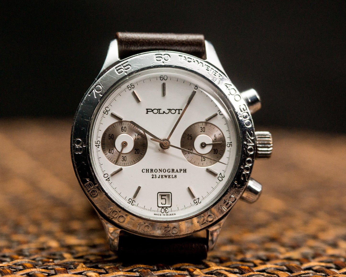 Chronograph "Poljot", Soviet watch Vintage Watch Gilded Watch Ukraine watch Mens watch Mechanical watch  watch, air force watch