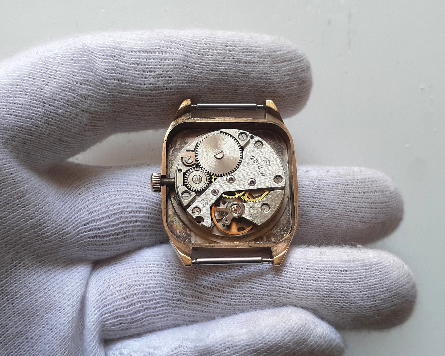 Vintage Watch "Copernicus" , Sun and Moon watch, sun moon watch, round hands watch