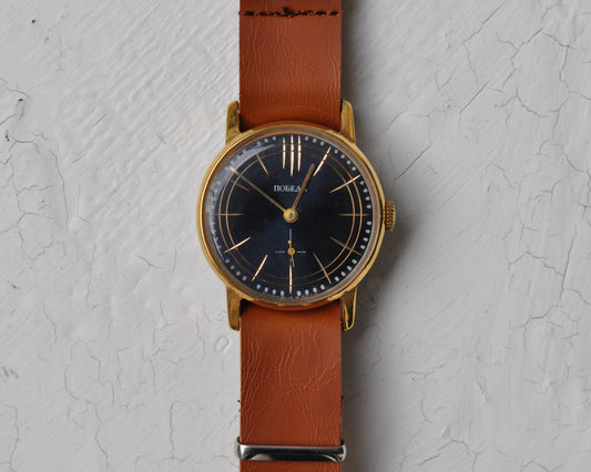 Soviet watch "Pobeda", NOS watch ,Men's watch , Vintage Watch ,Mens watch, gold watch, classic watch, Ukraine watch