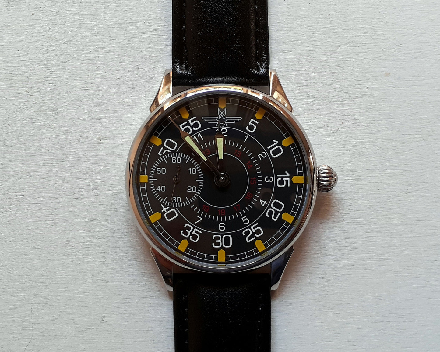 Aviator watch  "Molnija" , Soviet watch, Pilot watch