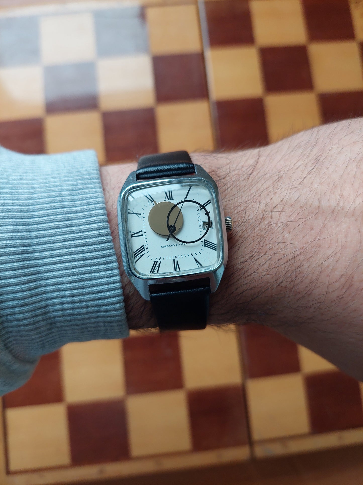 Vintage watch "Copernicus" , Copernicus watch, Sun and Moon watch, sun moon watch, round hands watch