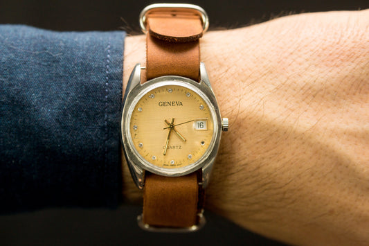 Geneva watch, Vintage watch, Swiss watch , Mens watch, Japan Watch