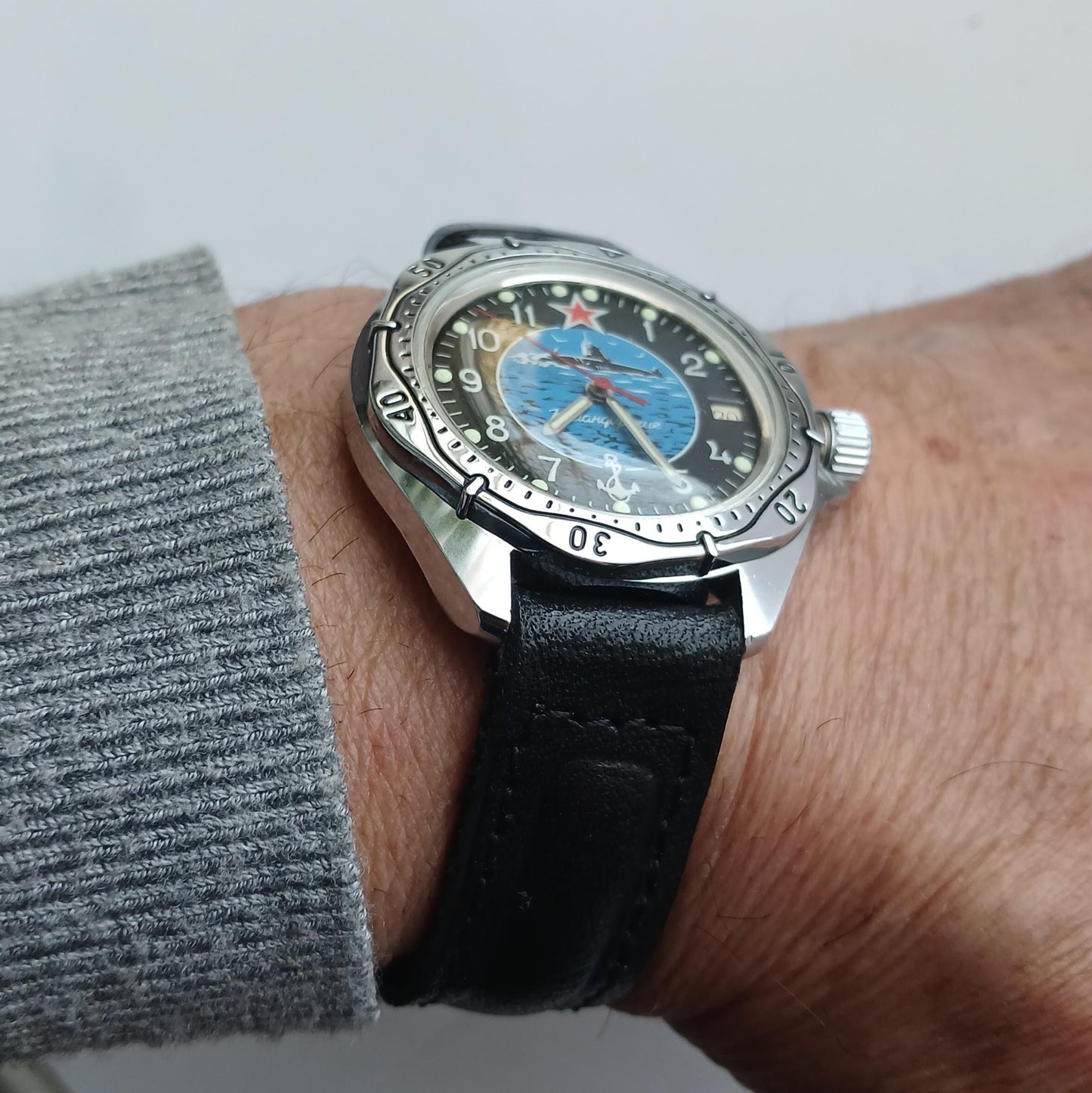 Submarine watch "Amphibian" "Wostok", Soviet watch , Men watch Mechanical watch