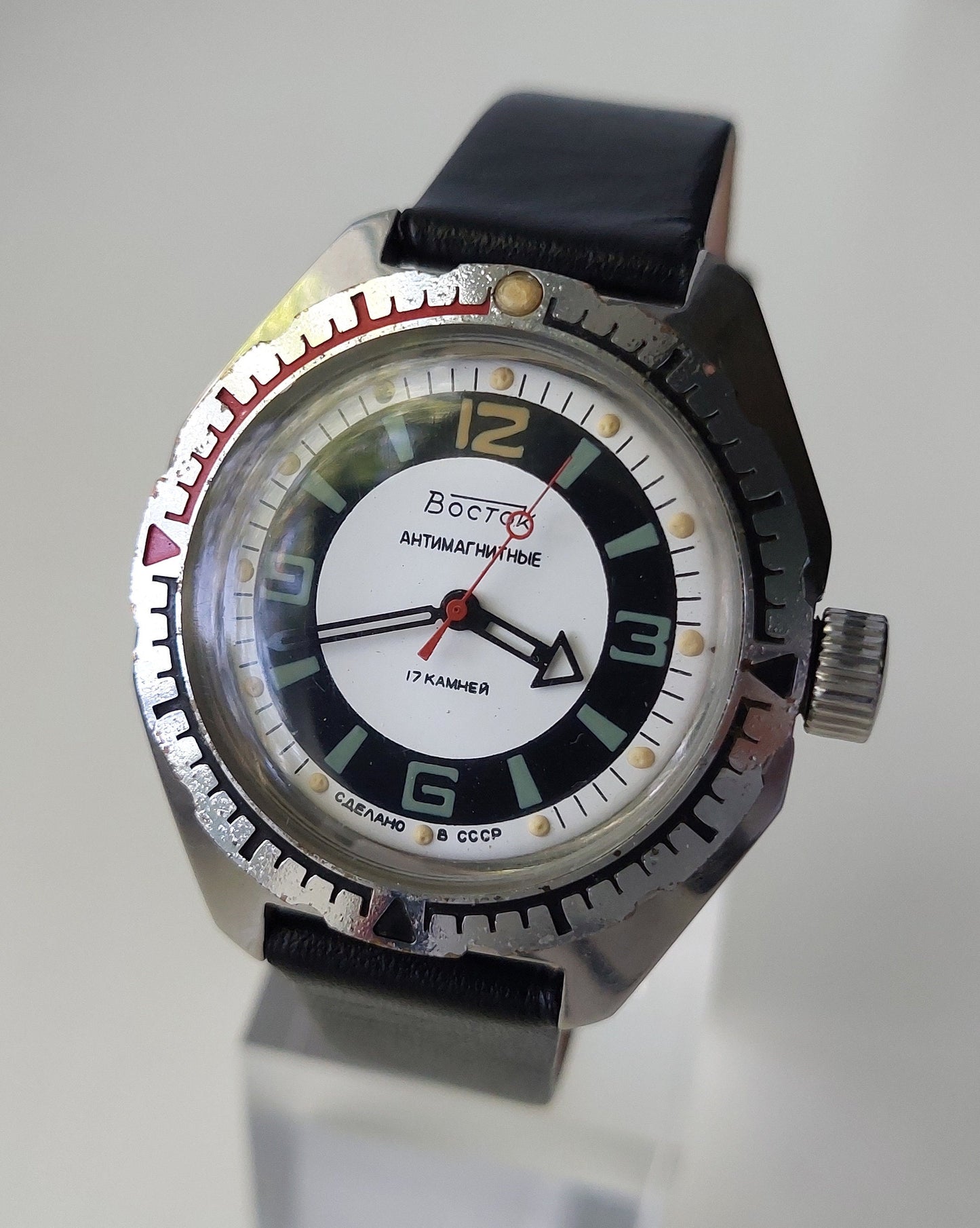 Soviet watch "Amphibian" "Wostok", Soviet watch , Men watch Mechanical watch