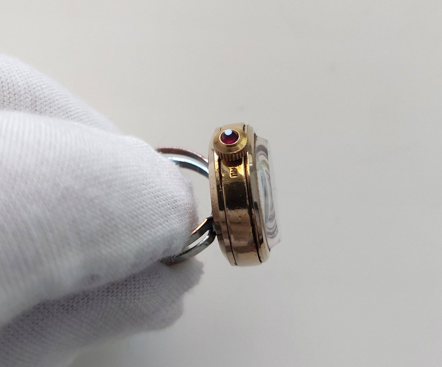 Rare Vintage Ring watch ,Soviet watch , Ukraine watch, Elegant watch ,gold plated watch, Vintage Watch ,Womens watch, Mechanical watch "Ch