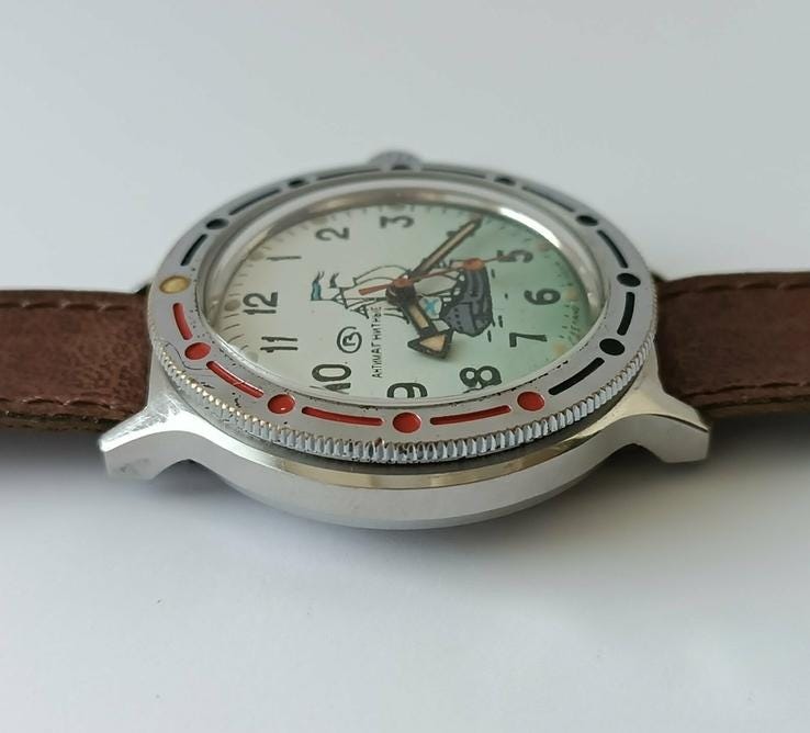 Soviet watch "Amphibian" "Wostok", Soviet watch , Men watch Mechanical watch