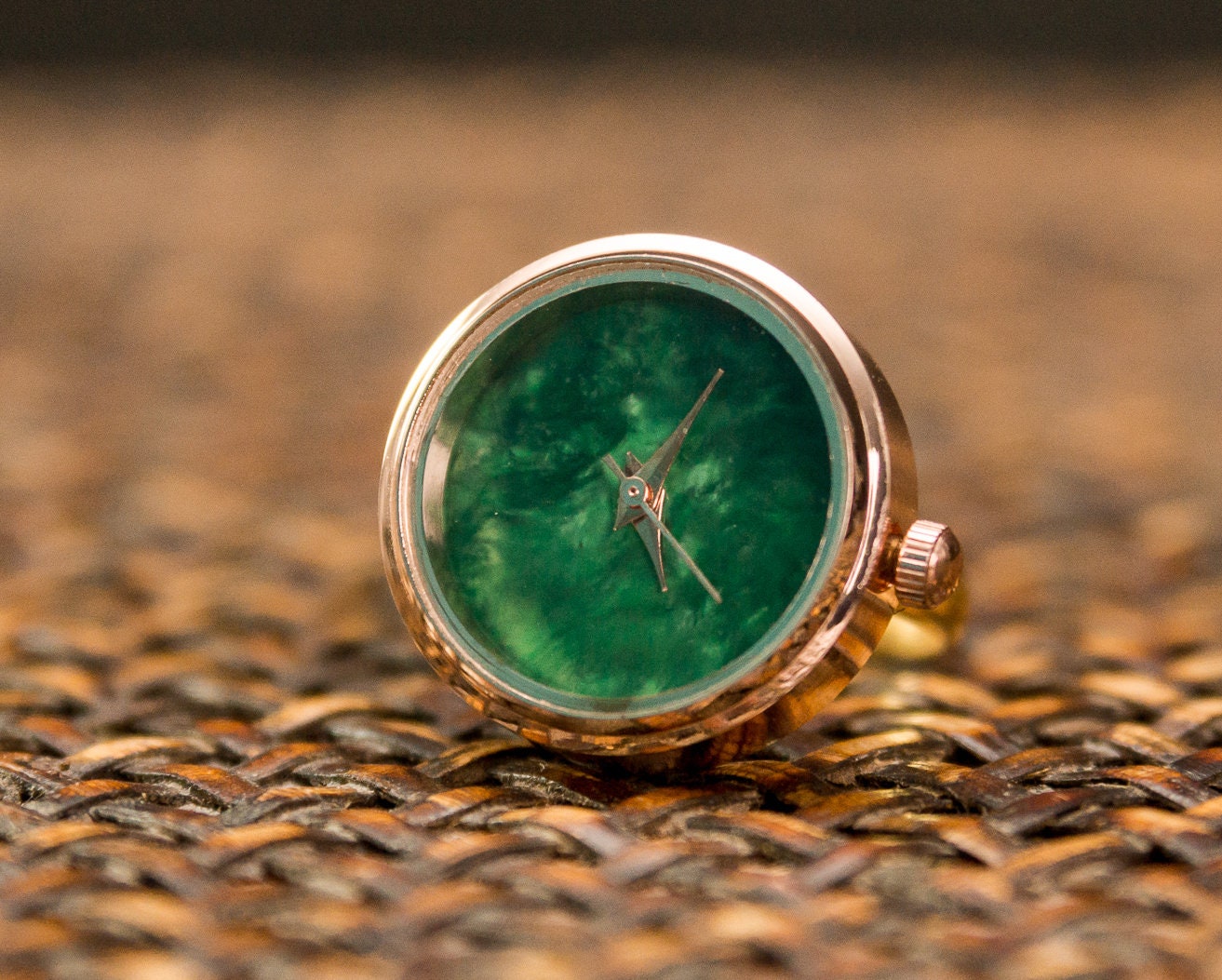Malachite ring watch, Stone watch, Pearl watch, Silver ring watch , Silver plated Ring, Pearl ring watch,