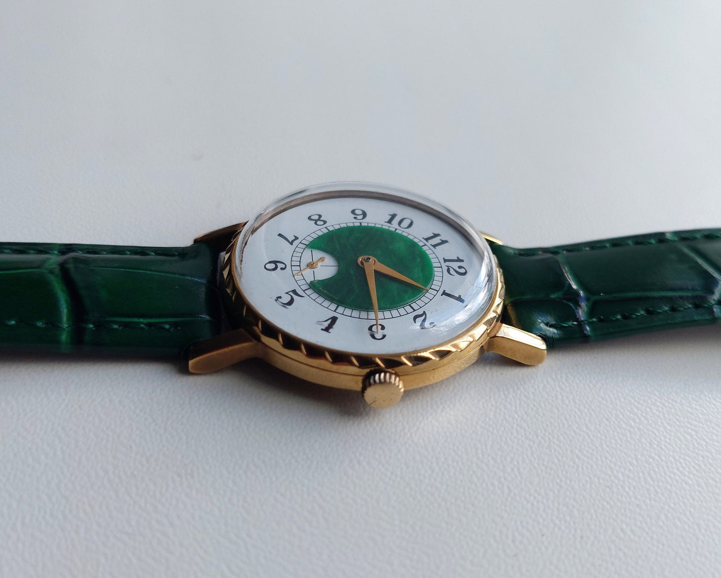 Soviet watch "Pobeda" - Malachite watch