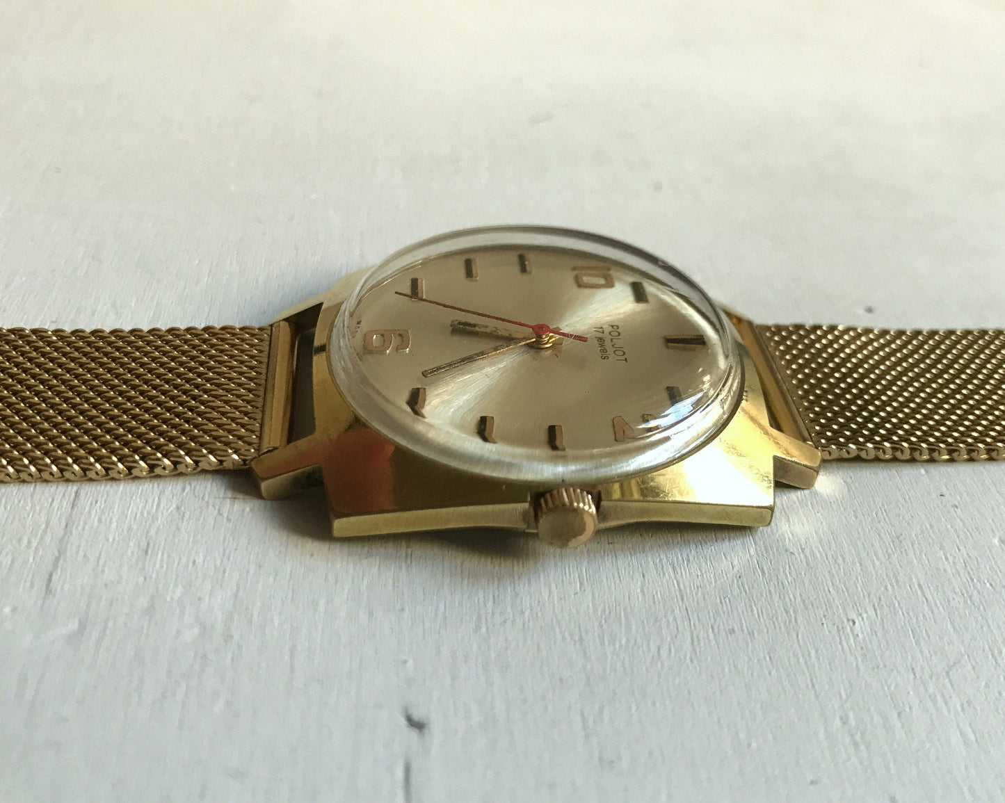 Rare watch "Poljot", Men's watch, gold plated watch