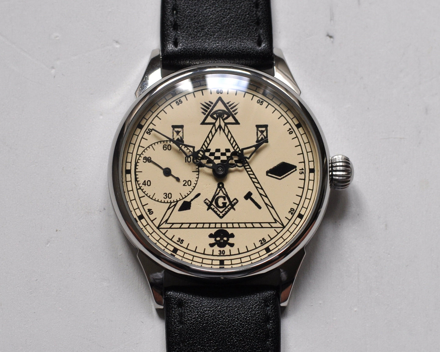 Masonic watch ,Soviet watch "Molnija", Vintage Watch ,Pocket watch, Ukraine watch