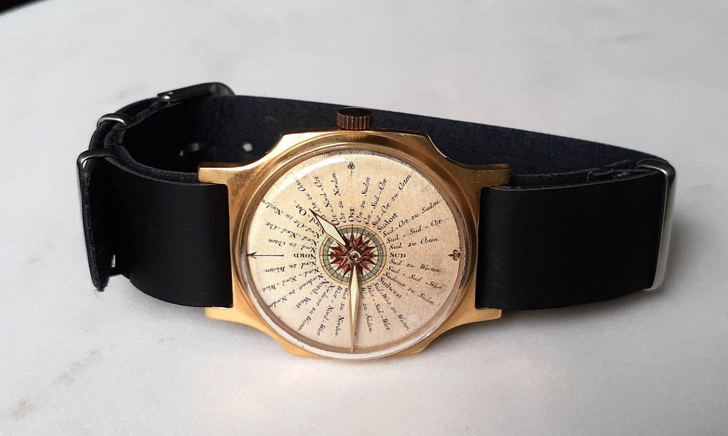 Soviet watch "Pobeda" - "Rose of the Winds" watch