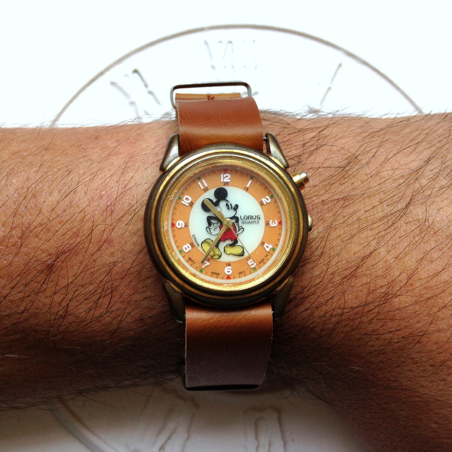 Vintage Watch "Mickey Mouse" ,Japan watch , Disney Watch