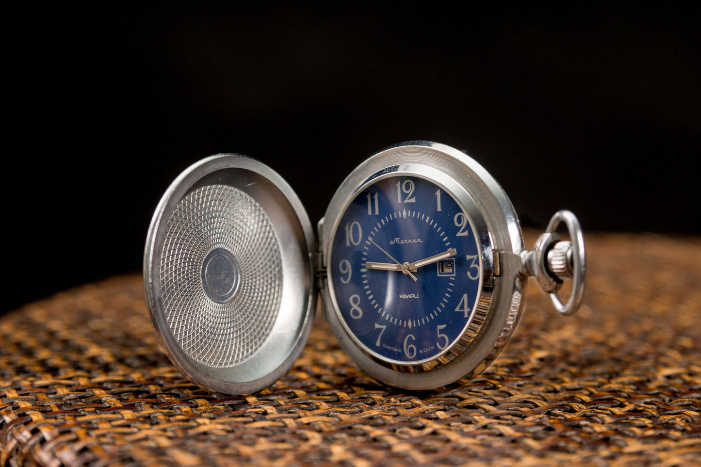 Soviet watch - "Molnija", vintage pocket watch