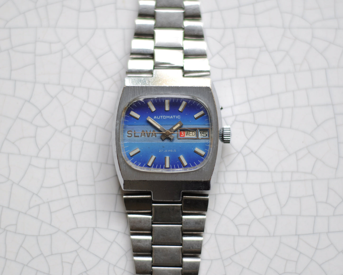 Soviet watch "Slava"  , automatic watch , Vintage Watch , Mens watch ,Mechanical watch ,big watch