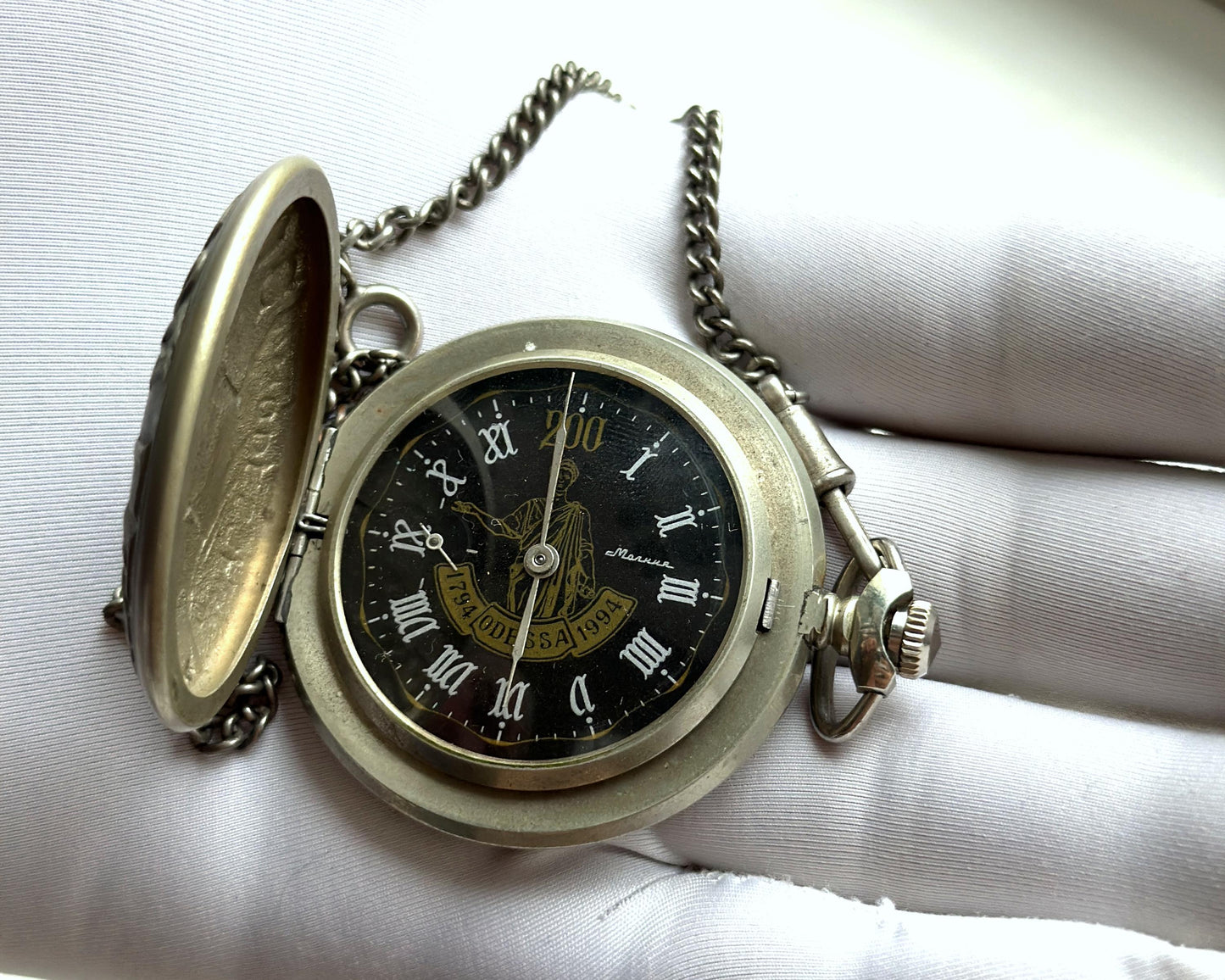 Odessa watch, Soviet watch ,Vintage Watch , Mens Watch ,On the engraving - "Golden Duke, "  "Molnija"
