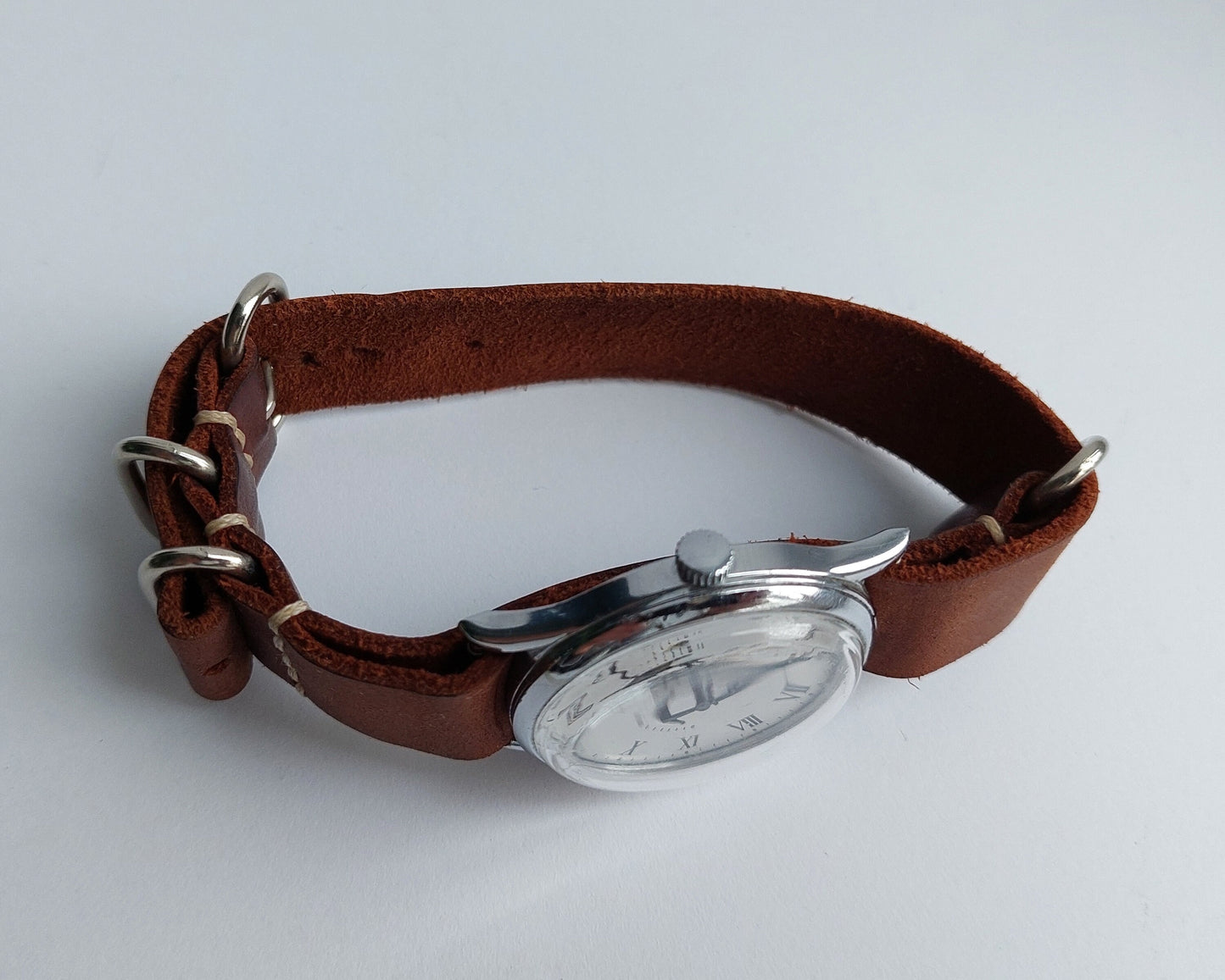 Moon calendar watch , Soviet watch , Vintage Watch , moon watch , moon calendar