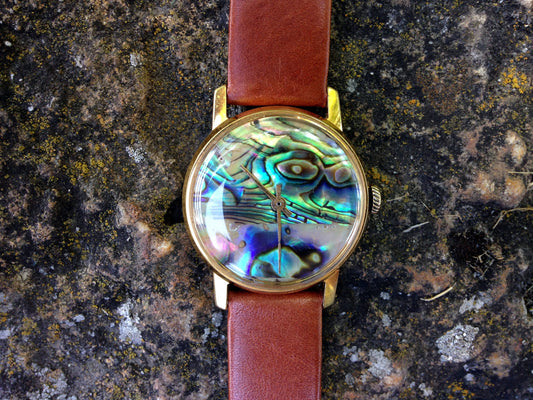 Pearl watch "Pobeda", Nacre watch , GEMSTONE Watch , Ukraine watch, Vintage Watch ,Mens watch