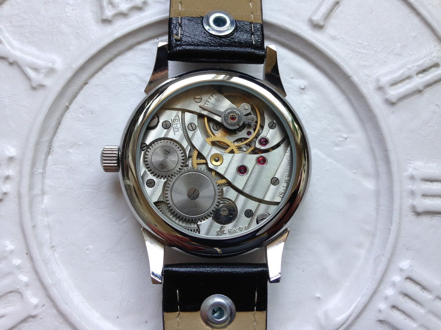 Soviet watch "Molnija"- "Death to spies", Vintage Watch ,Pocket watch, Ukraine watch