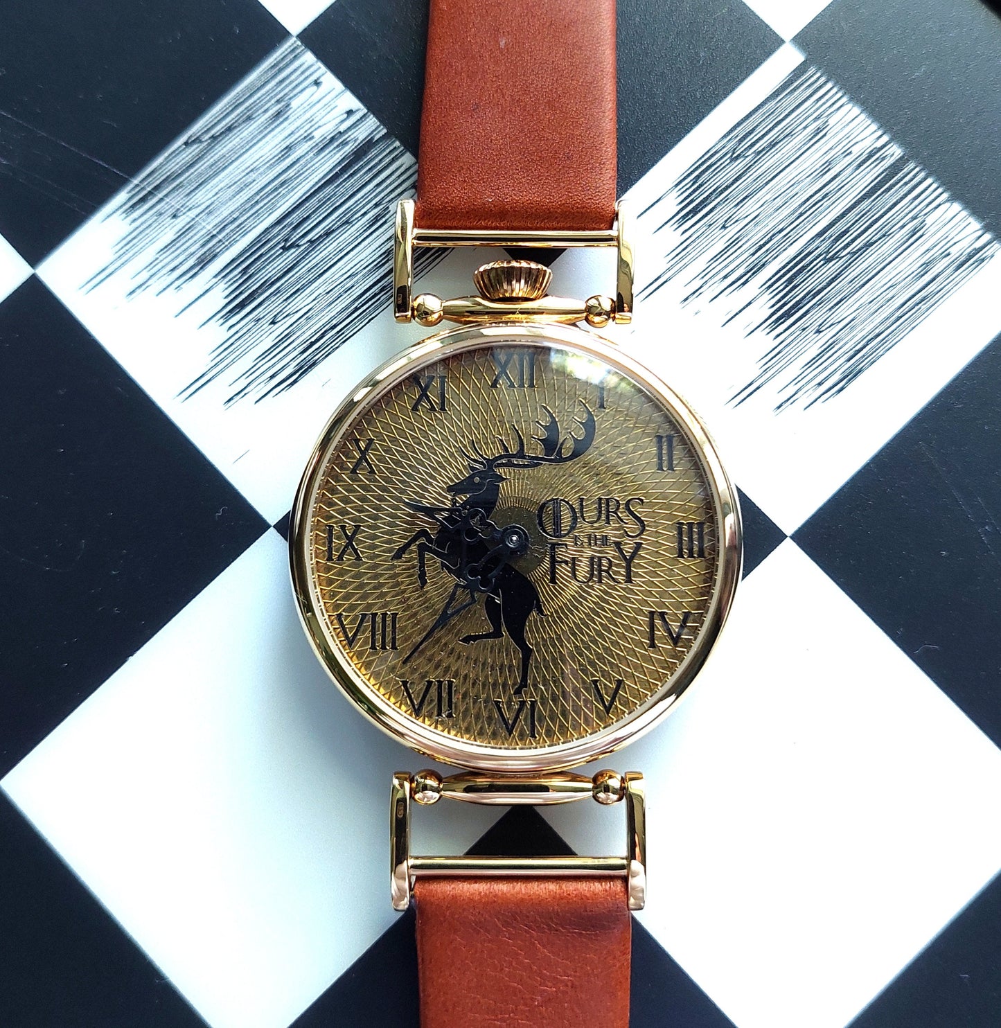 Rare watch "Ours Is The Fury" , game of thrones watch, Soviet watch, vintage watch,