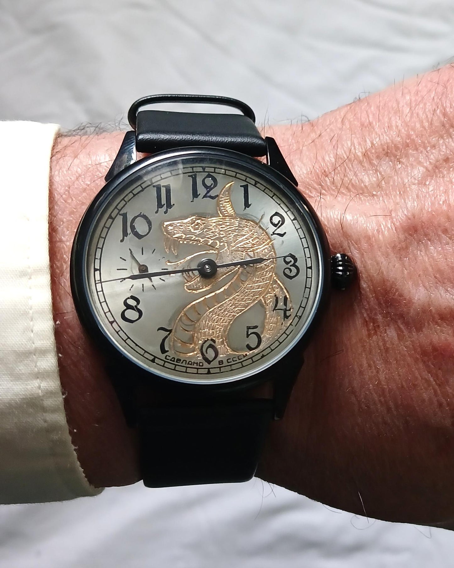 Soviet watch "Snake"- Snake watch, Engraved watch, Personalized watch