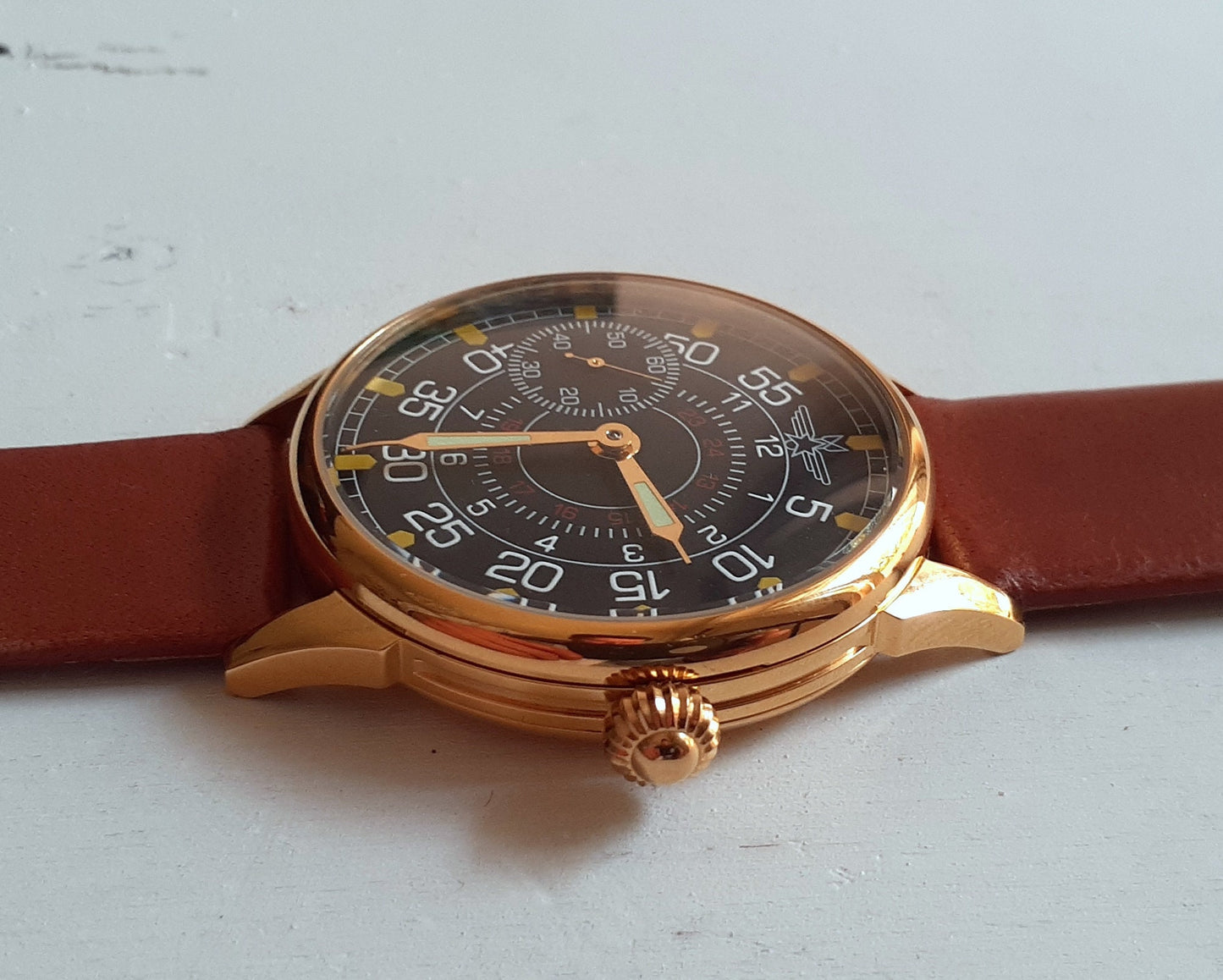 Aviator watch  "Molnija" , Soviet watch, Pilot watch
