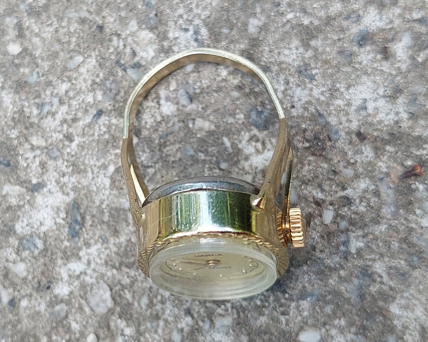 Vintage ring watch "Chaika", Watch ring , ring watch