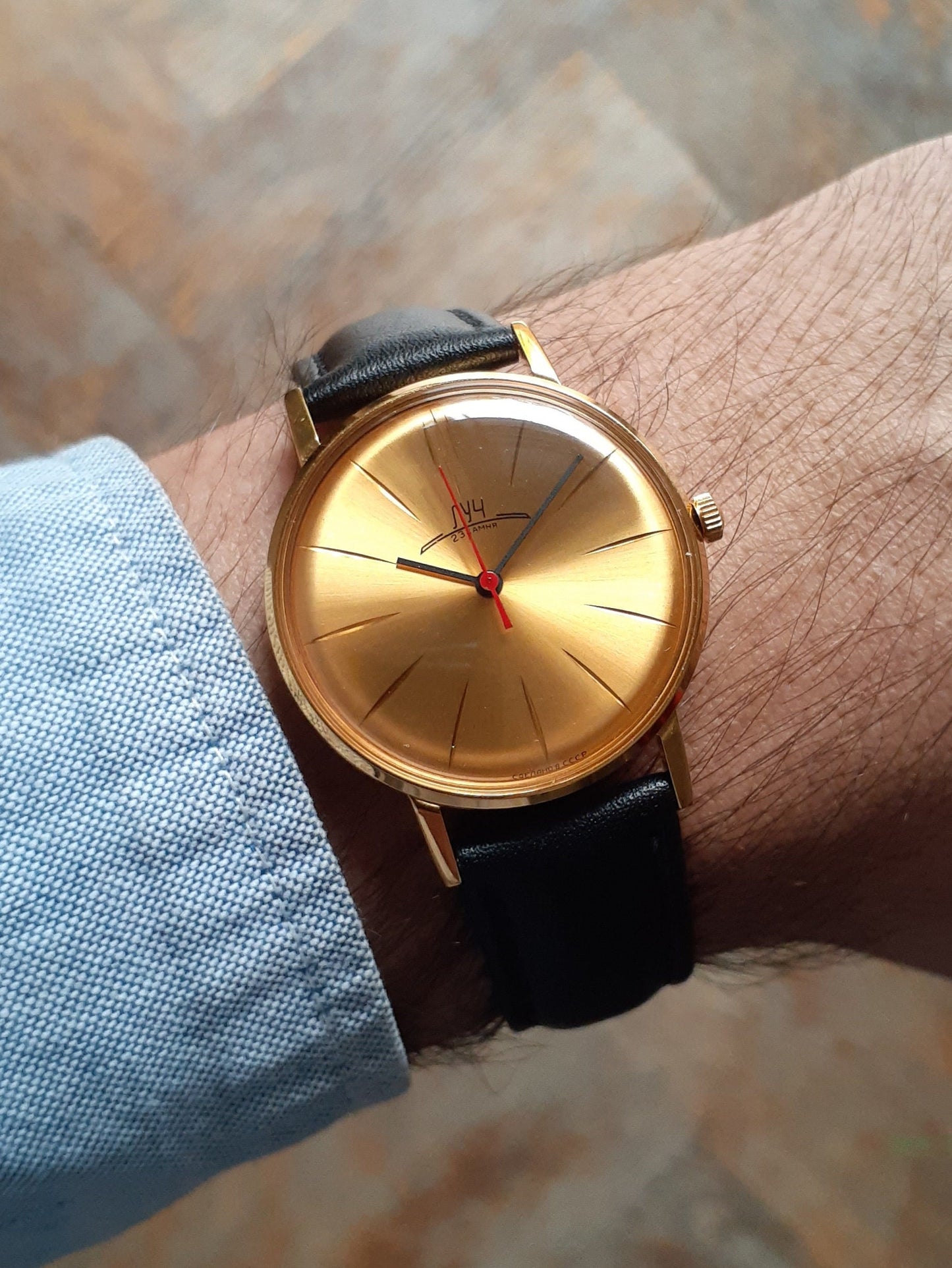 Soviet watch "Poljot De Luxe"