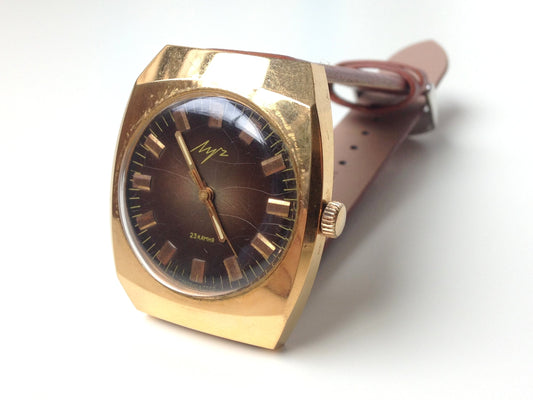 Soviet watch "Luch", Mens watch ,Vintage Watch ,Ukraine watch ,gold watch , Mechanical watch , men's watch  USSR watch working watch