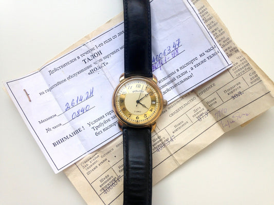 Soviet watch "Poljot", Men's watch, Gold Watch, classic watch, Ukraine watch, Soviet watch ,Vintage Watch ,Mens watch