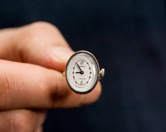 Ring watch "Chaika", Vintage ring watch ,Soviet watch, ladies watch  montre femme